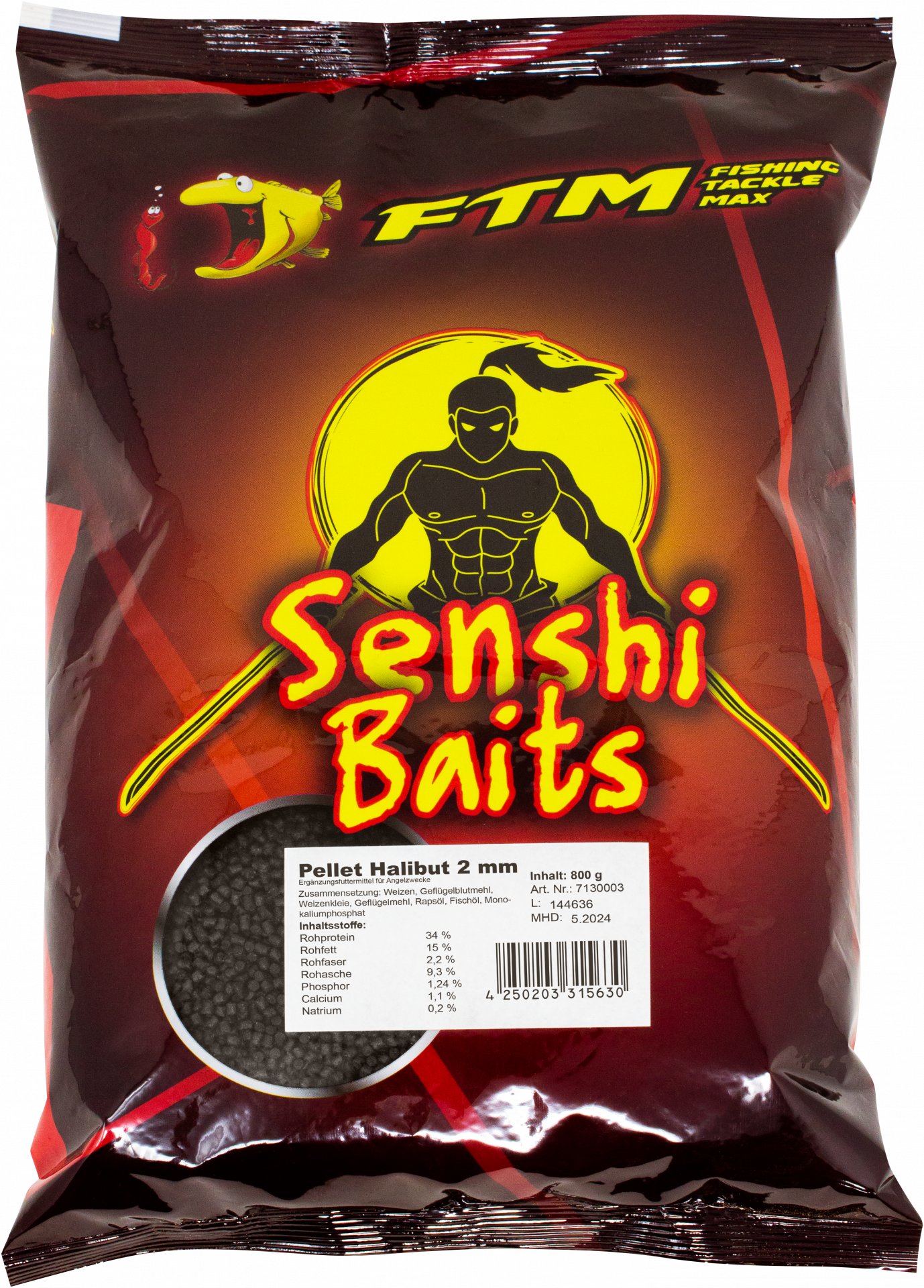 SENSHI BAITS Pellets Halibut 2mm