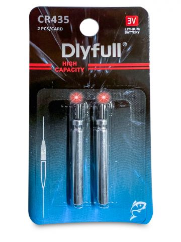 DLYFULL LCP-435-3V Lithium CR435 Stabbatterie
