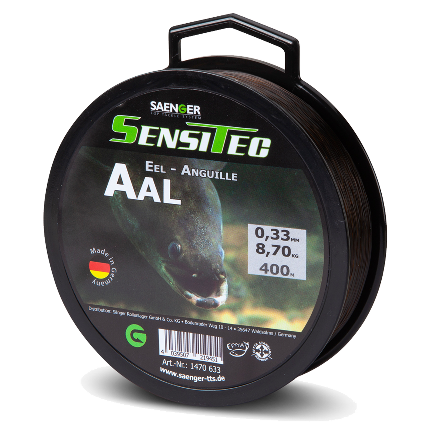 SAENGER Sensitec Aal dark brown 400m