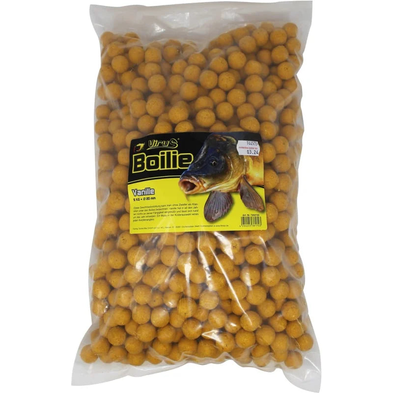 VIRUS Boilie 5kg Erdbeere MHD 03.2024